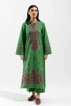 2 PIECE - EMBROIDERED CAMBRIC SUIT - SHAMROCK WEAVE