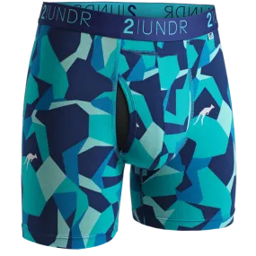 2UNDR Swing Shift 6" Boxer Brief - Water Camo