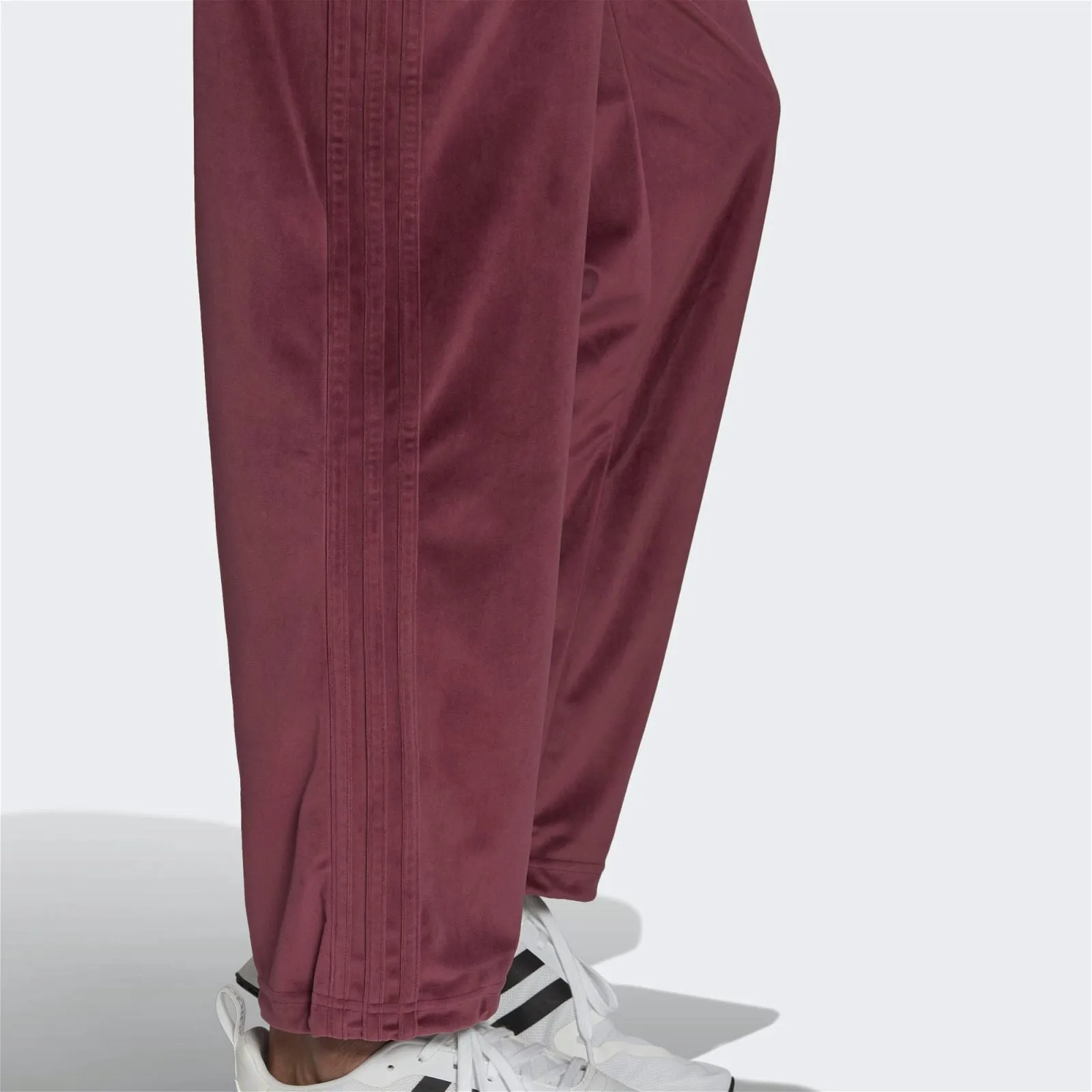 adidas Originals Adicolor Velour Firebird Track Pants - Victory Crimson