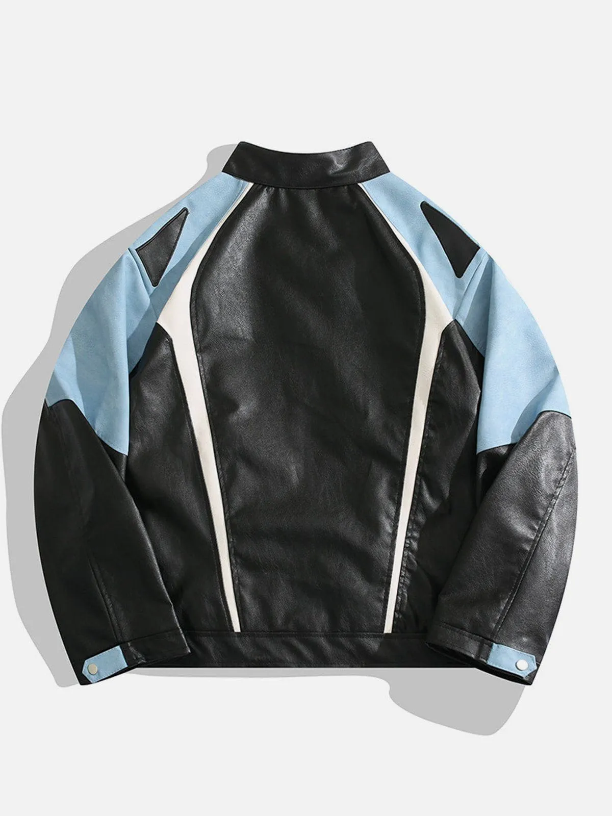 Aelfric Eden Patchwork Moto Racer Jacket