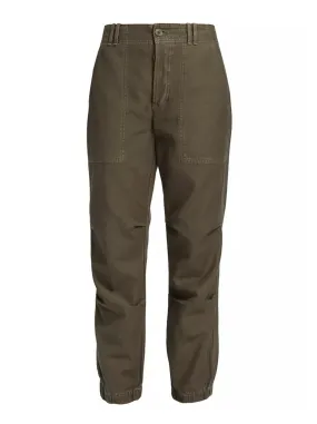 Agni Cotton Utility Trouser - Tea Leaf