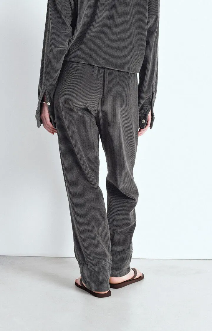 American Vintage PADOW Pants in Vintage Carbon