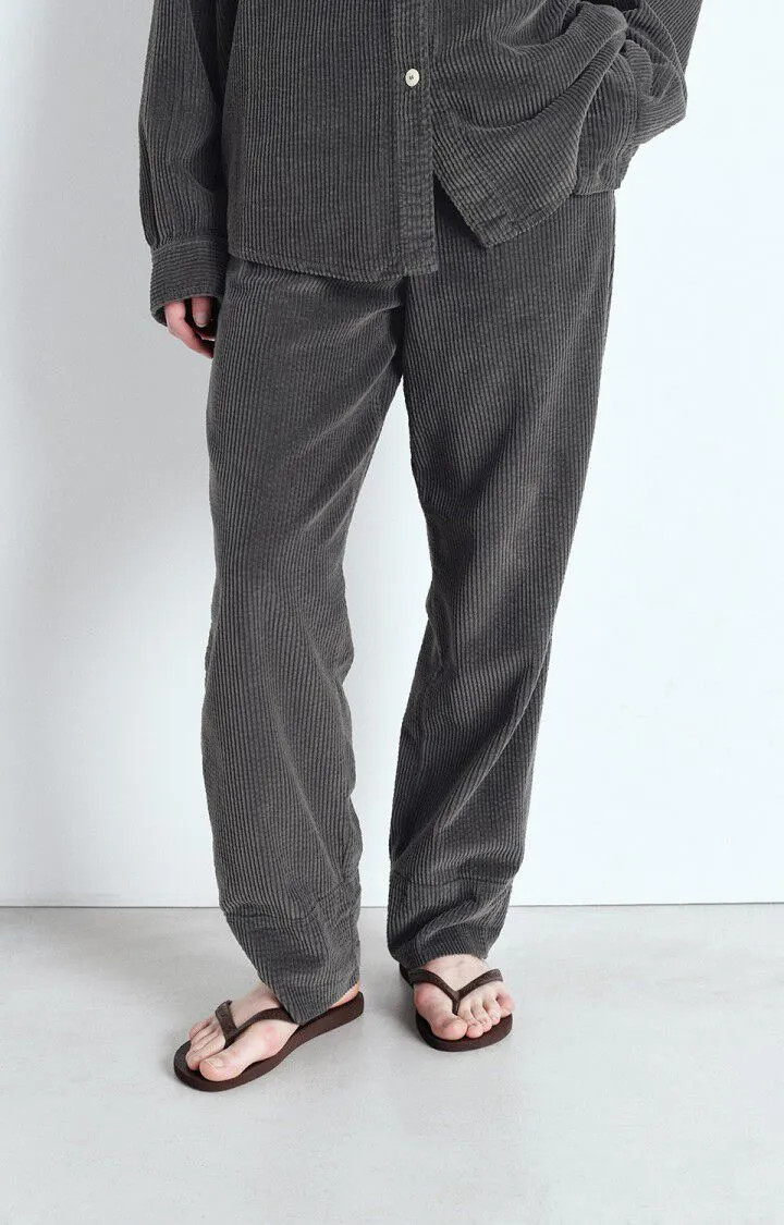 American Vintage PADOW Pants in Vintage Carbon