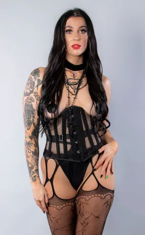Bad Faith Net Underbust Corset