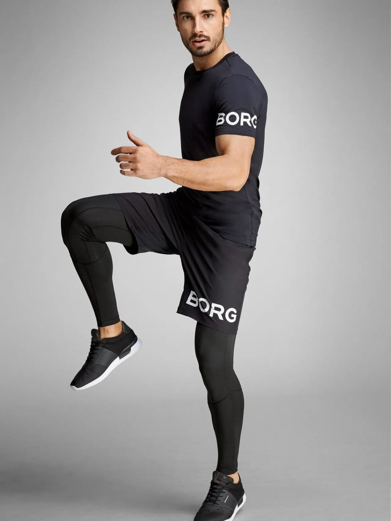 BJORN BORG August Gym Shorts Black