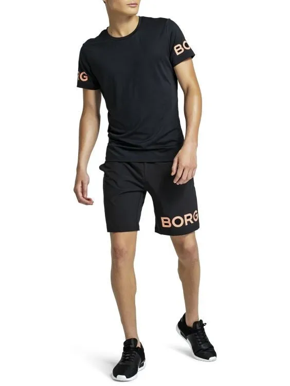 BJORN BORG TShirt Black with Orange