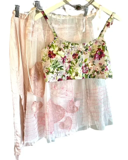 Bralette in Blooming Meadow Cotton Print - Limited Edition - Best Selling Item