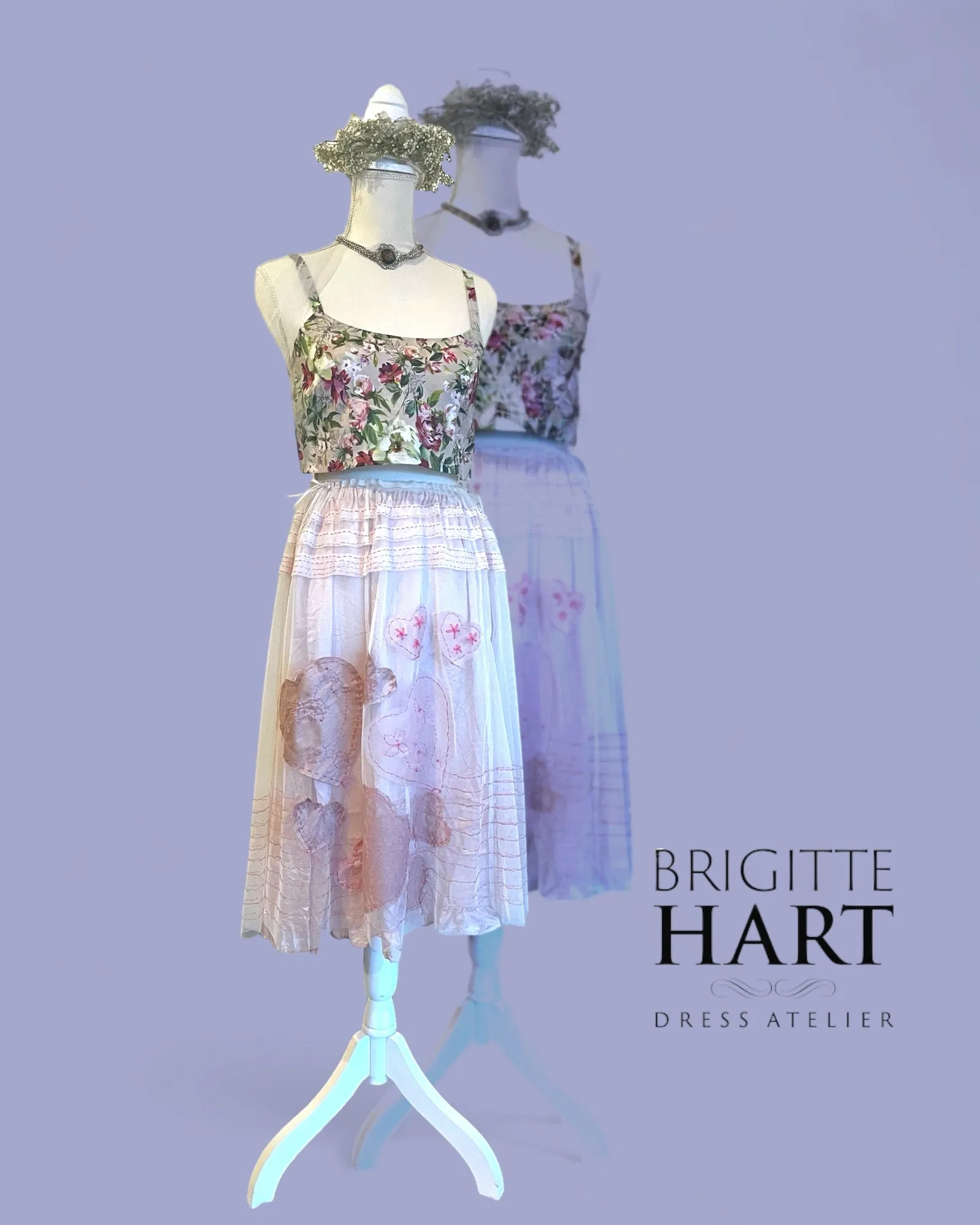 Bralette in Blooming Meadow Cotton Print - Limited Edition - Best Selling Item