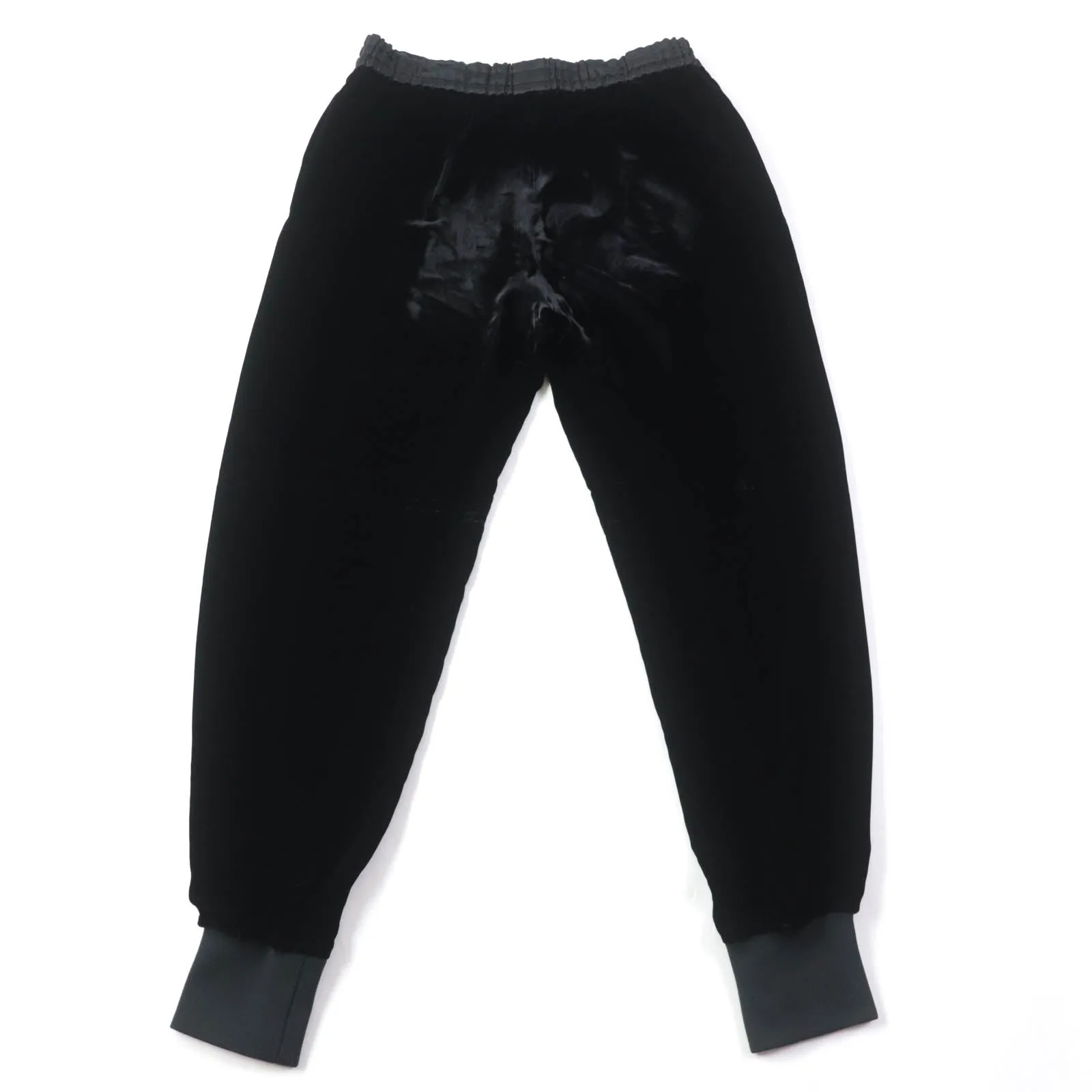 Chanel Rayon Silk Velour Pants Black 42