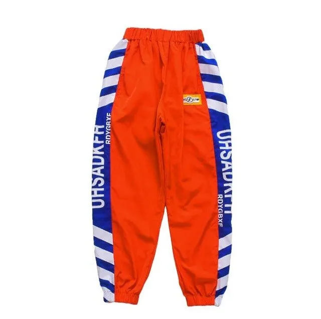 Children Jazz Dance Costumes Girls Concert Hip Hop Costumes Kids dancing Clothing Dancing Top Pants Stage street wear Outfits