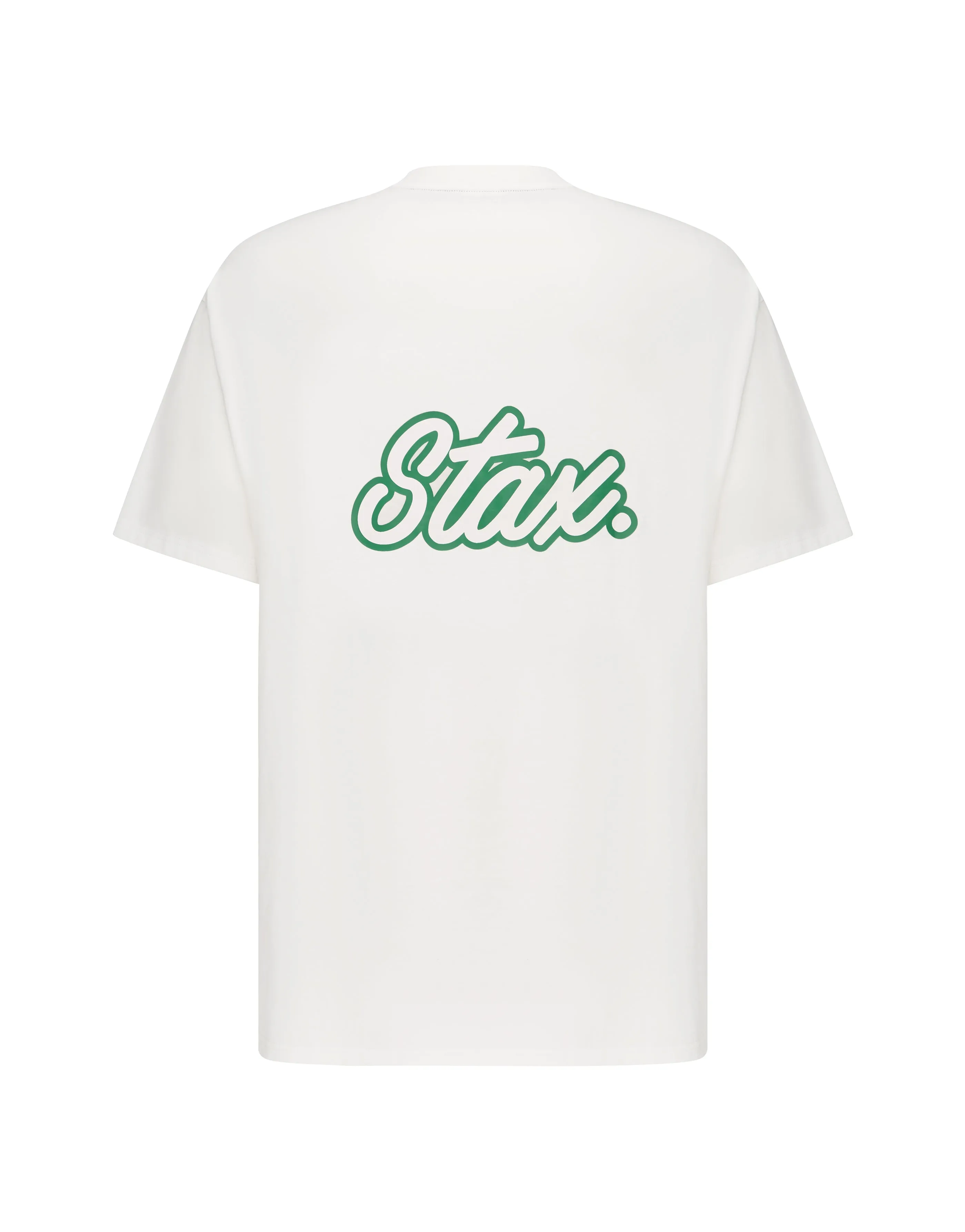 Court Drip Basketball Tee - White & Green