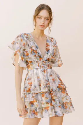 Deep V Shortie Dress