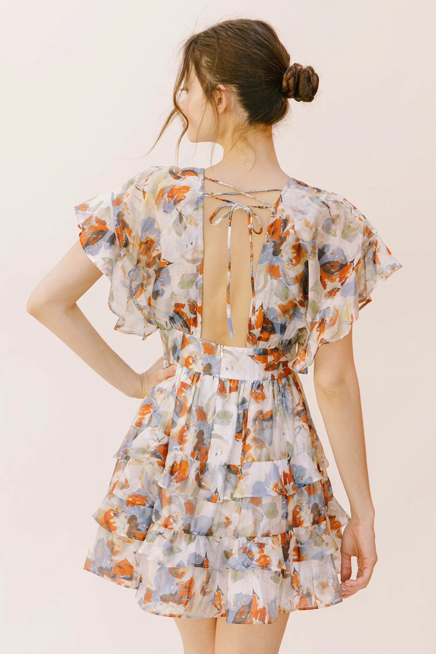 Deep V Shortie Dress