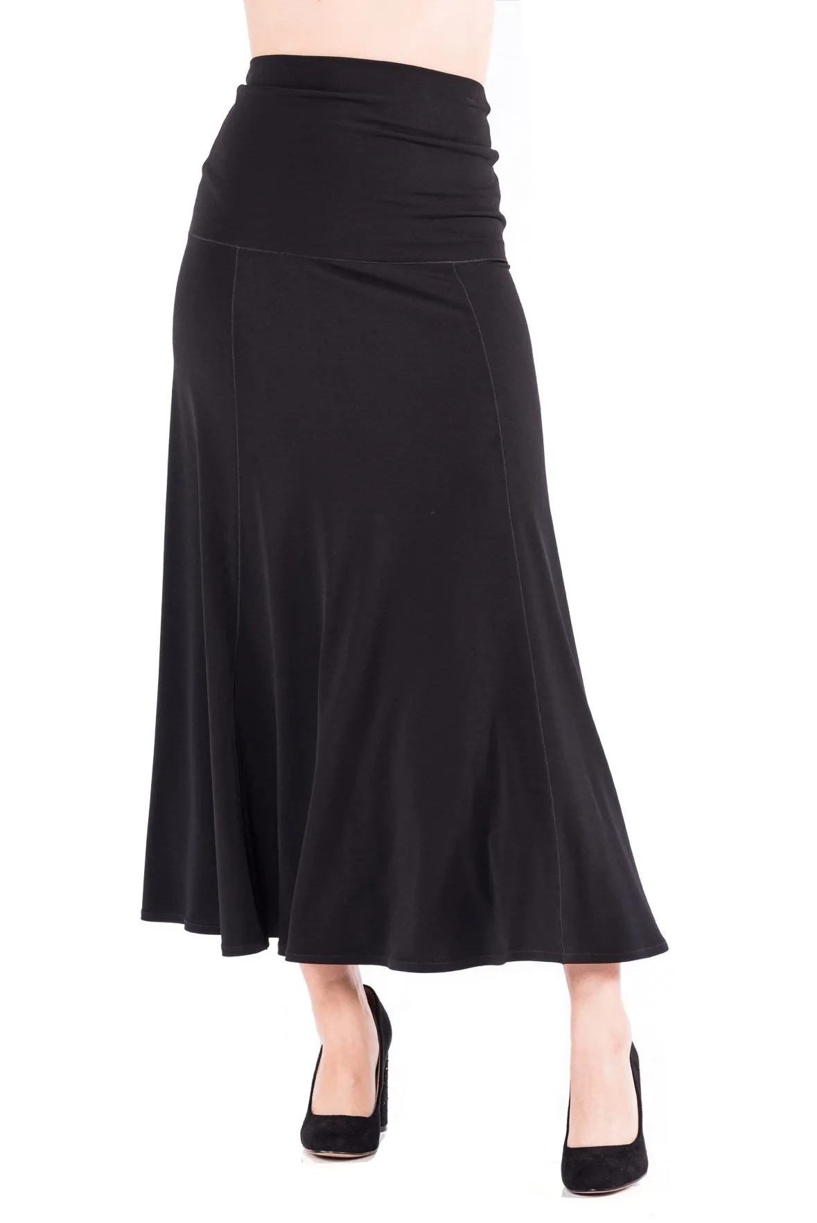 Double WB Side Panel Long Skirt