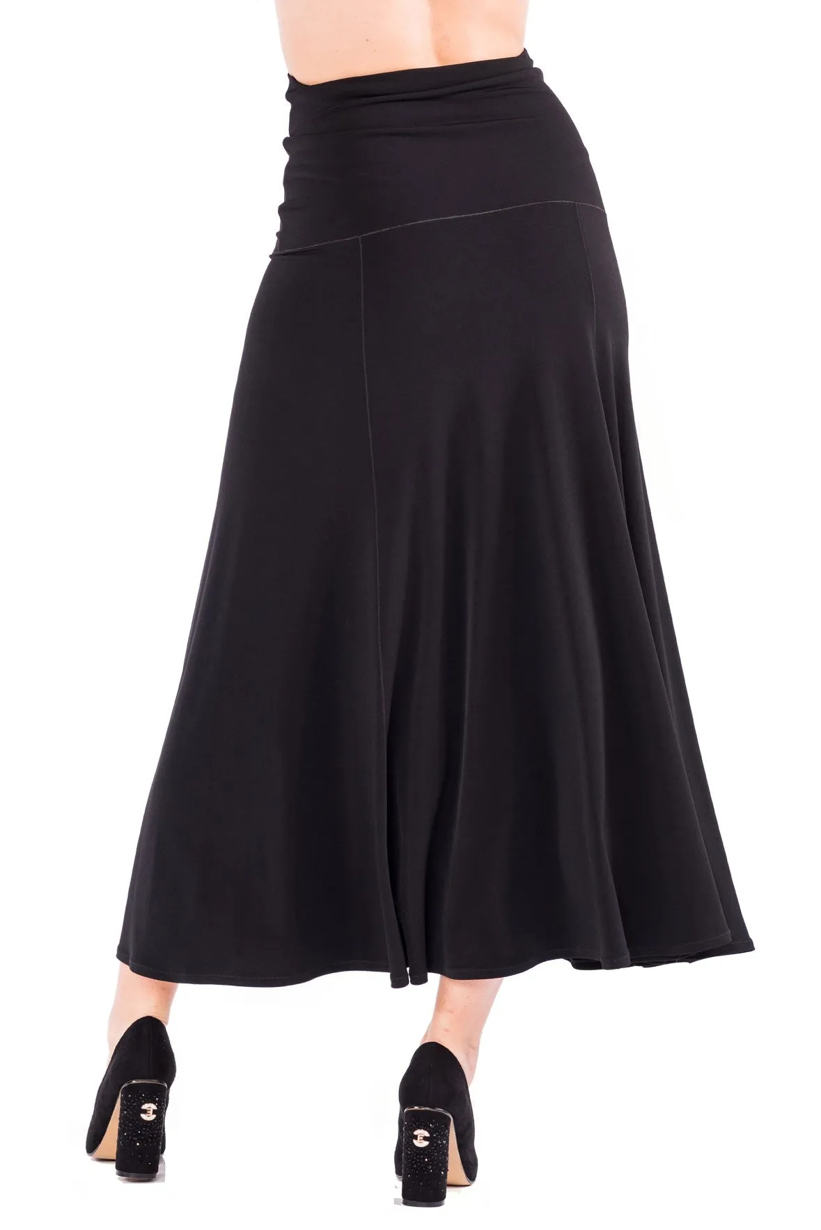 Double WB Side Panel Long Skirt