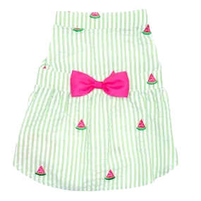 Dress | Green Stripe Watermelon