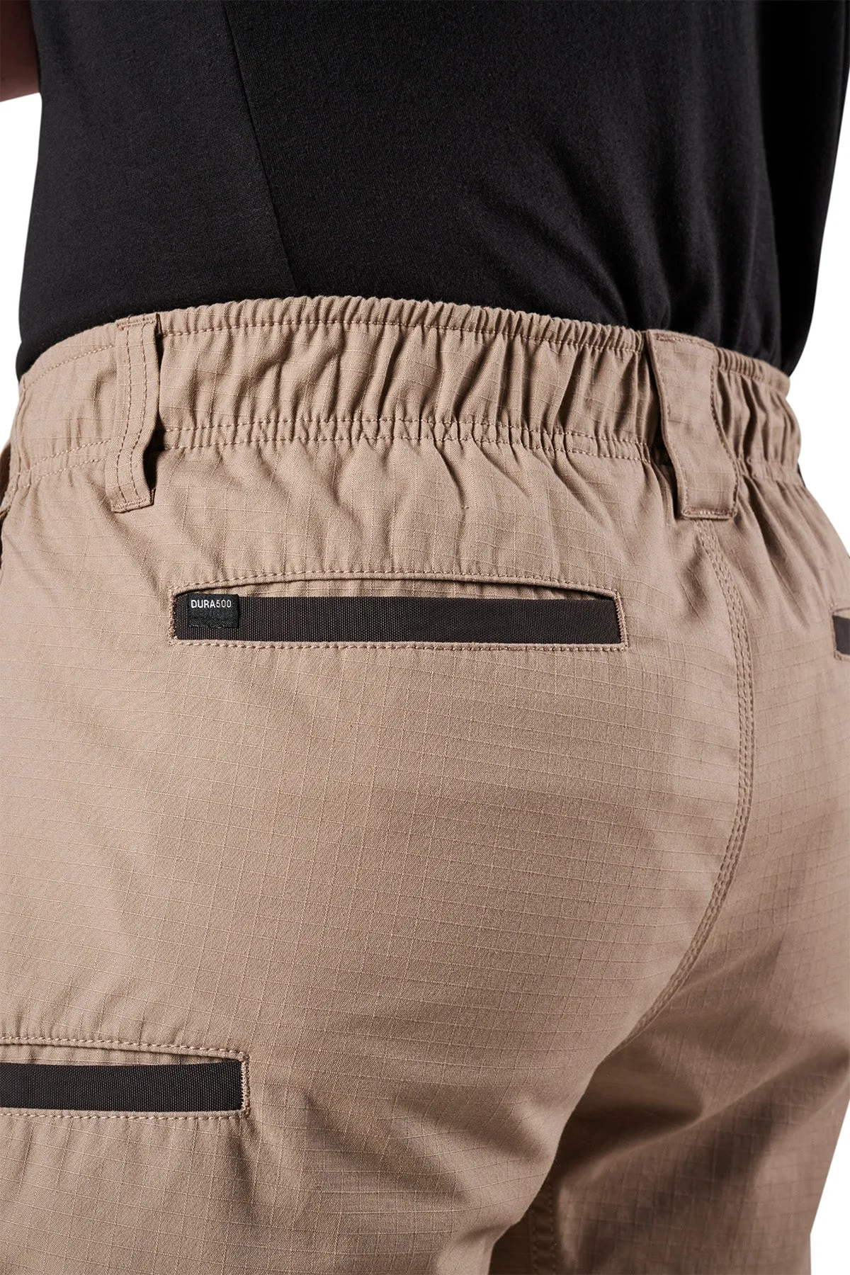 Elastic Waist Stretch Utility Short
