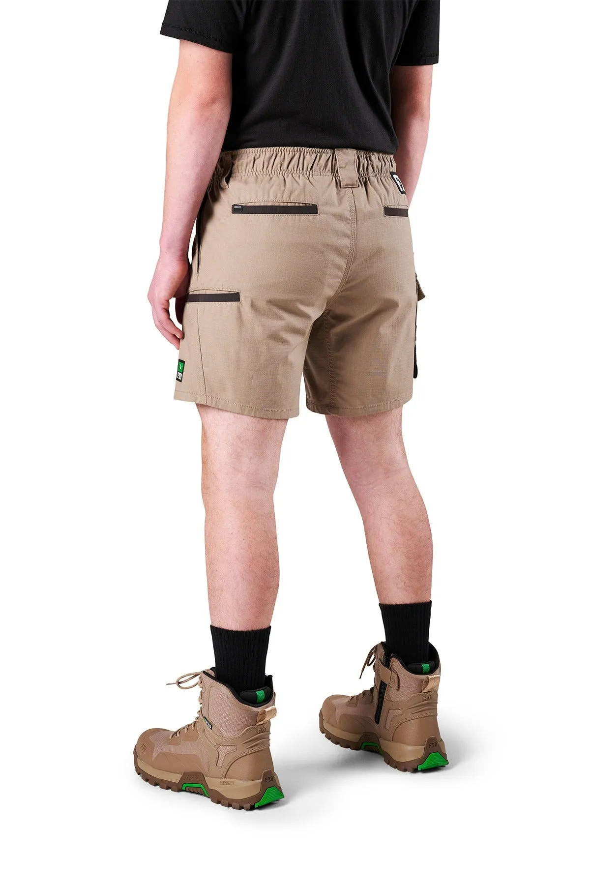 Elastic Waist Stretch Utility Short