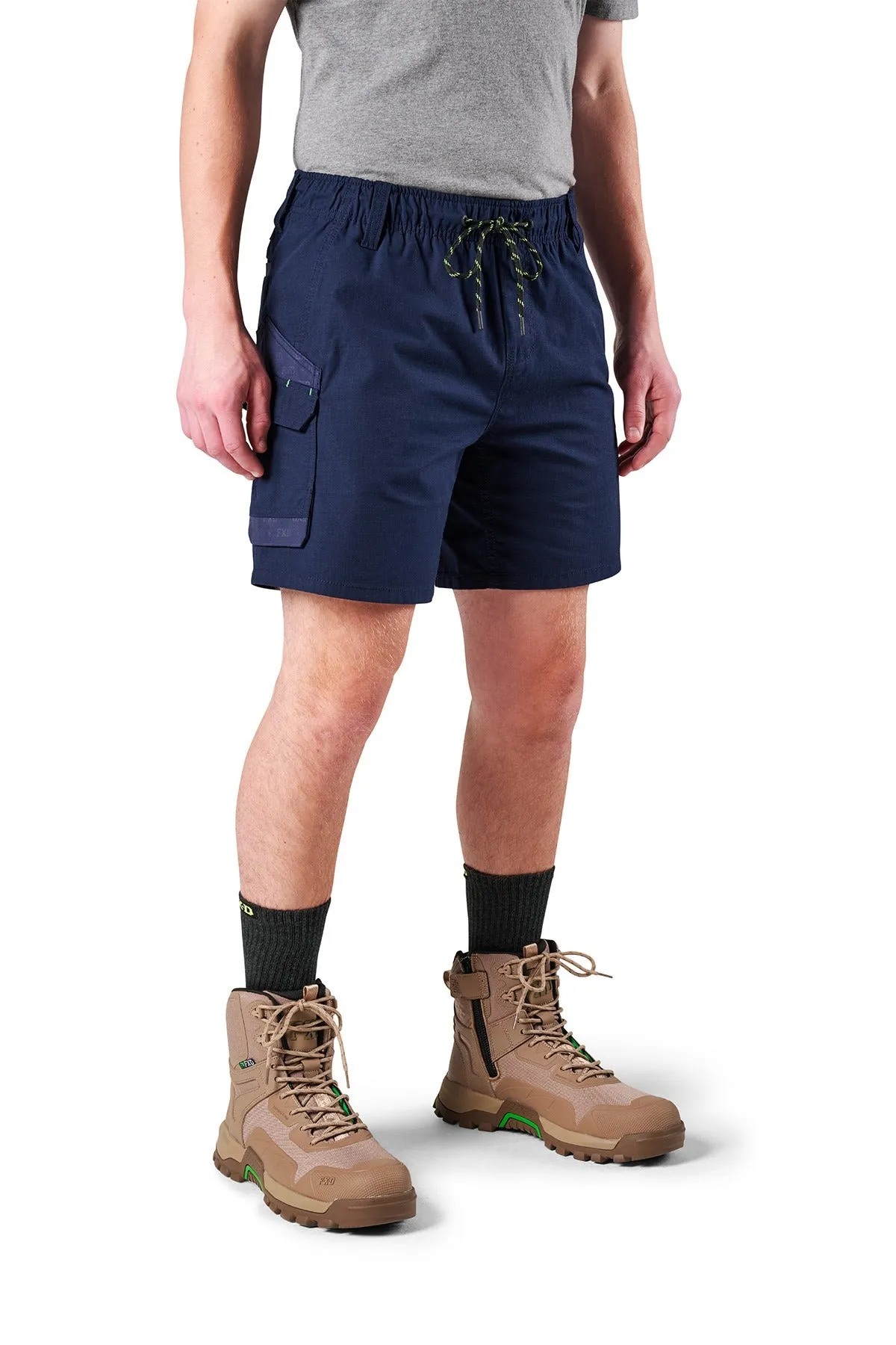 Elastic Waist Stretch Utility Short