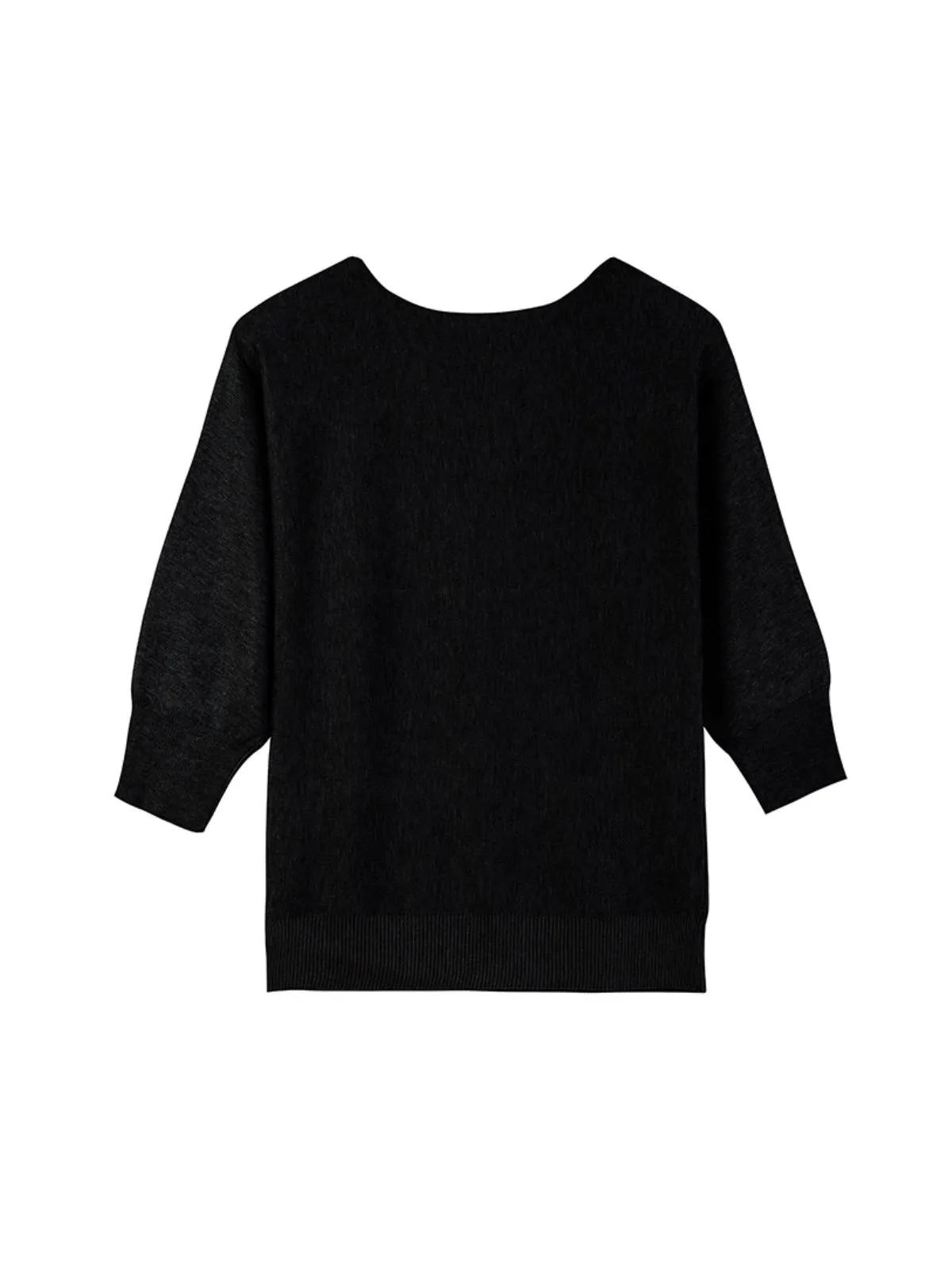Embellished Sleeve Pullover