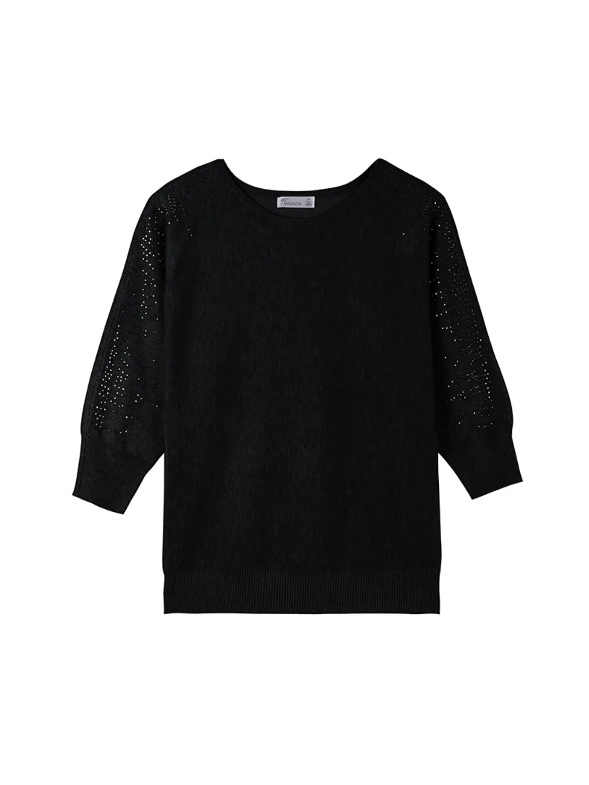 Embellished Sleeve Pullover