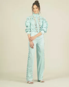 EMBROIDERED PANTS