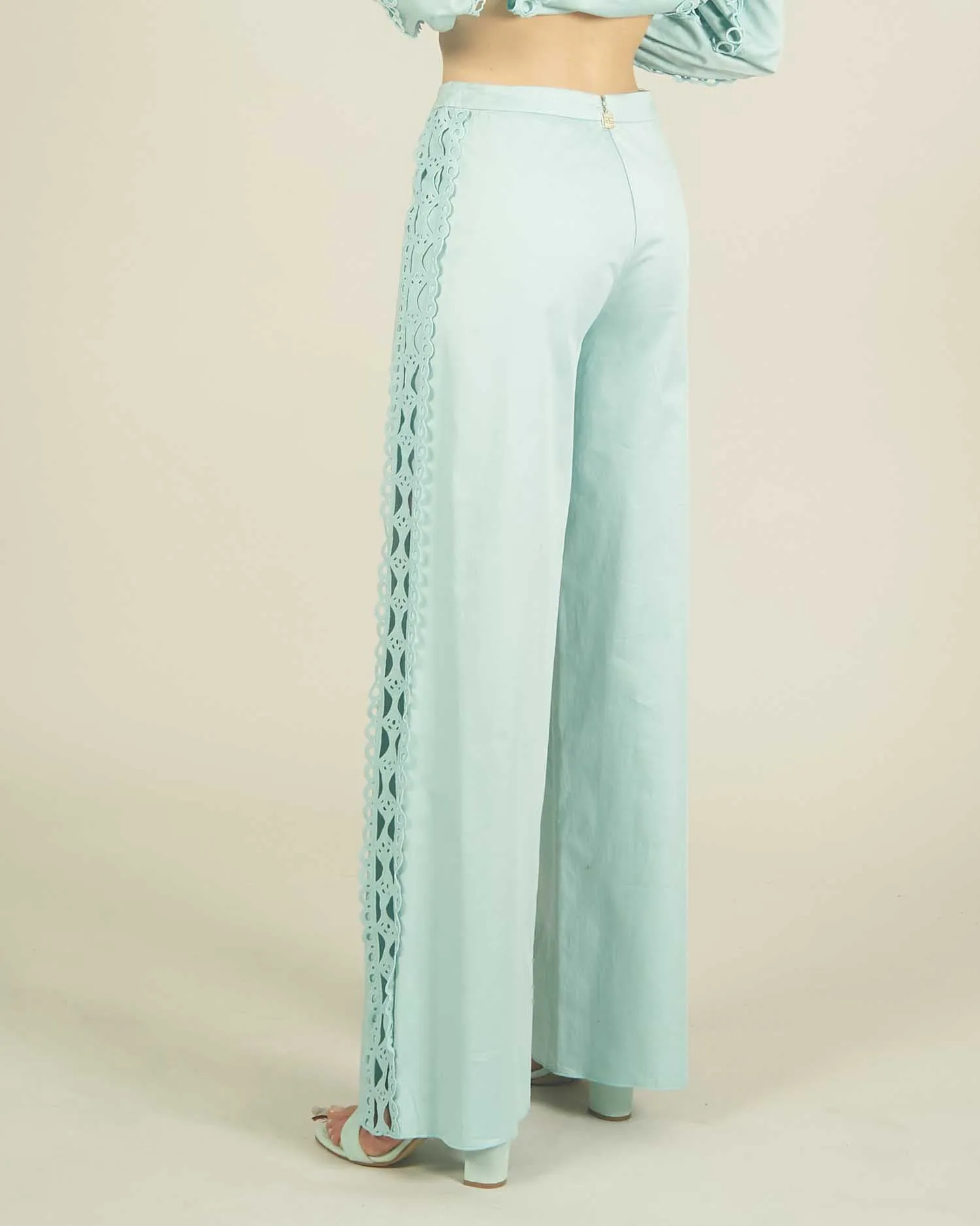EMBROIDERED PANTS