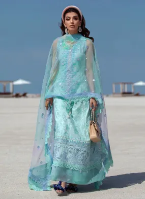 Farah Talib Aziz - FTA 09 Mykonos Sky Ilo Lawn Collection