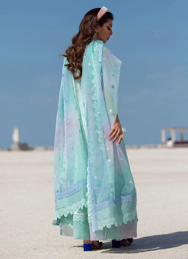 Farah Talib Aziz - FTA 09 Mykonos Sky Ilo Lawn Collection