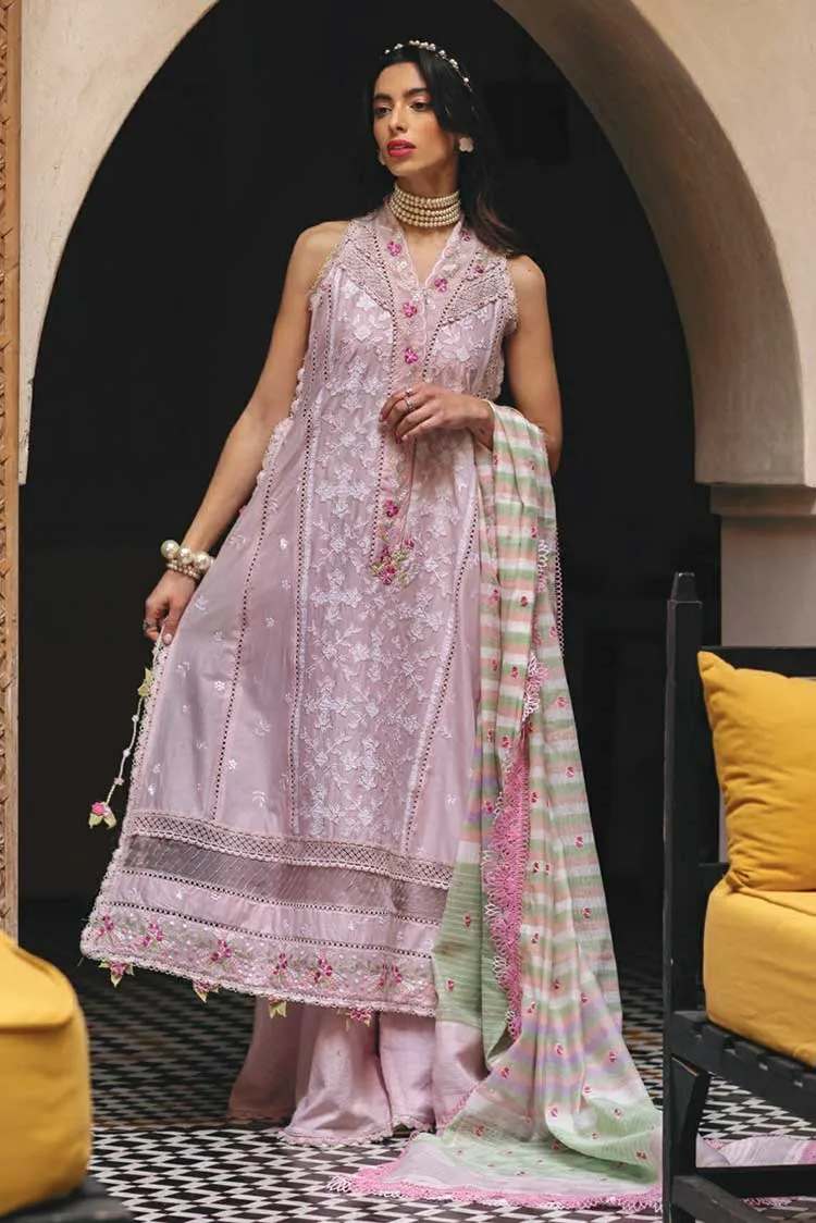 Farah Talib Aziz - FTA 14 Setti Blush Kesh Luxury Lawn Collection