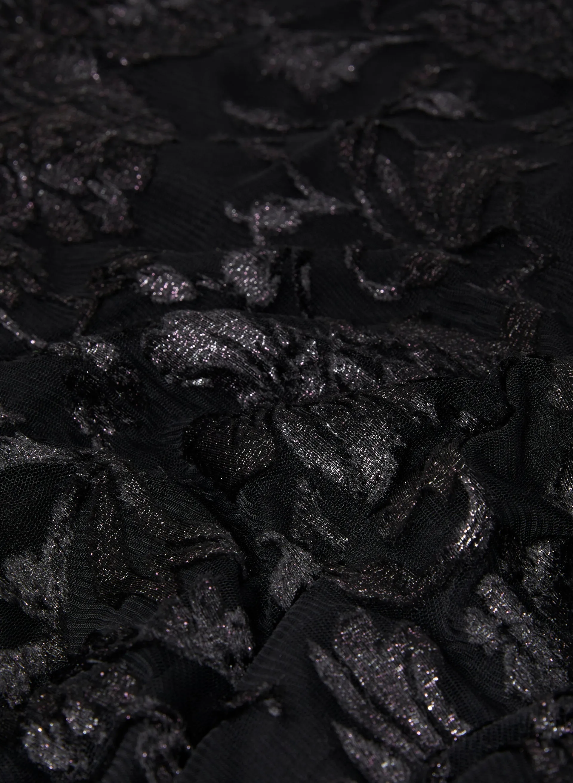 Floral Burnout Velour Top