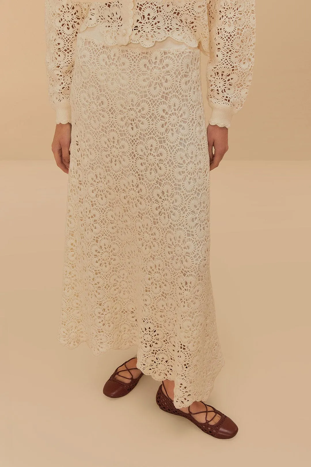 Flower Crochet Skirt