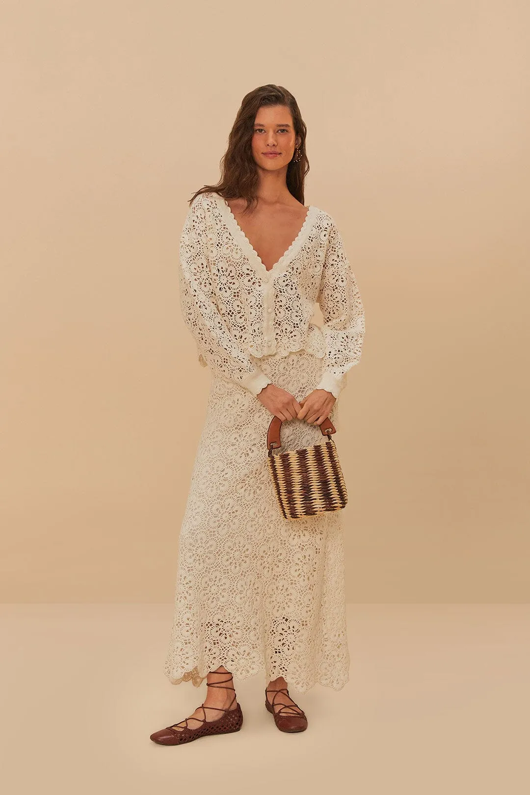 Flower Crochet Skirt