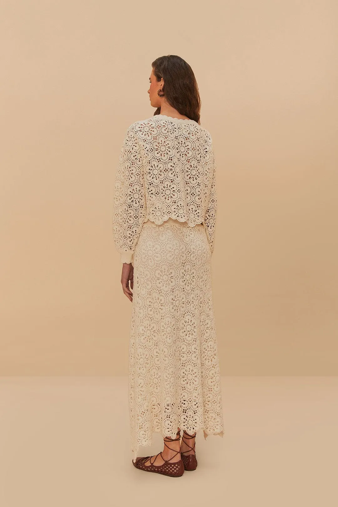 Flower Crochet Skirt