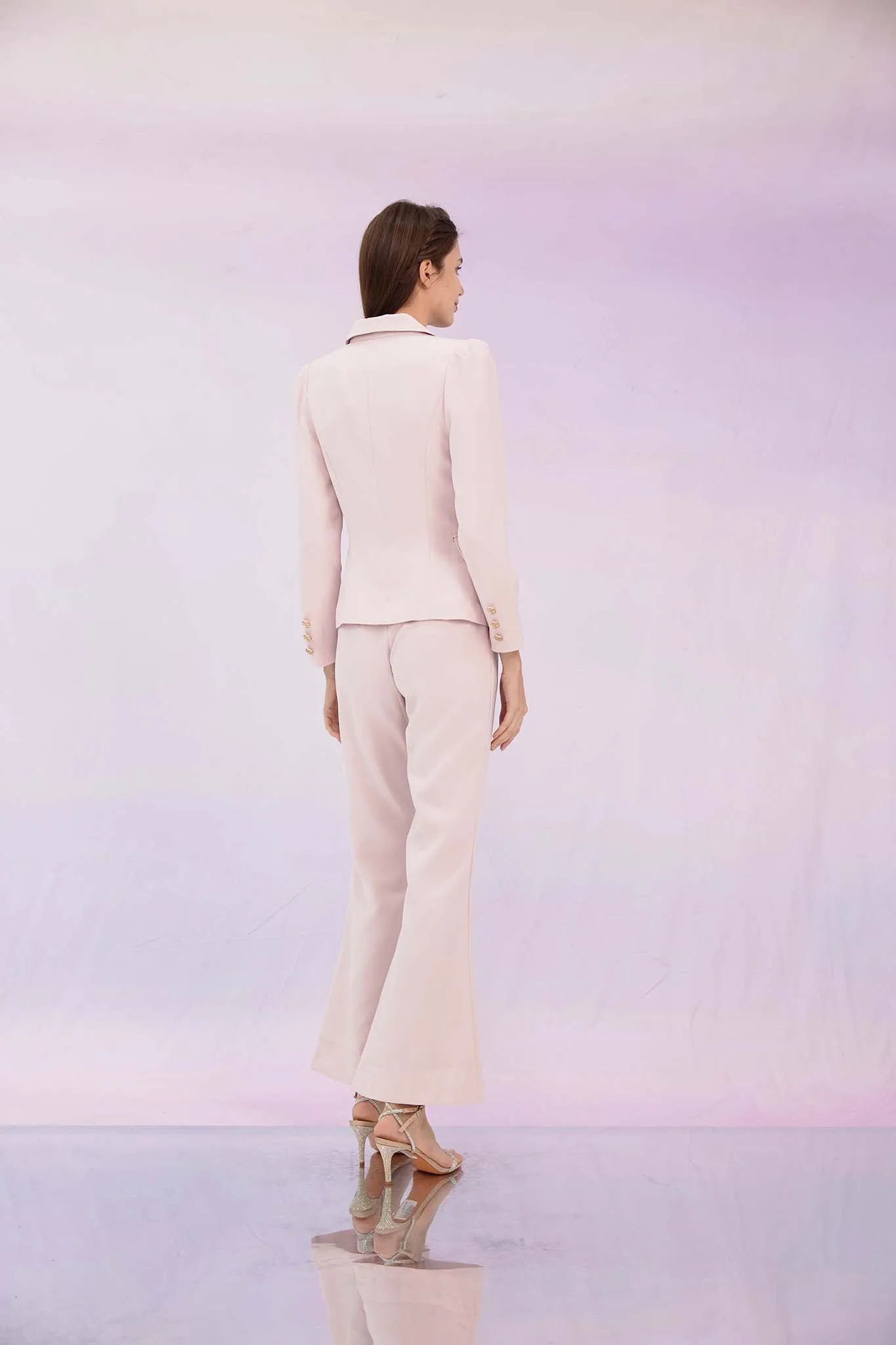 Gladiz Pink Flare Pants