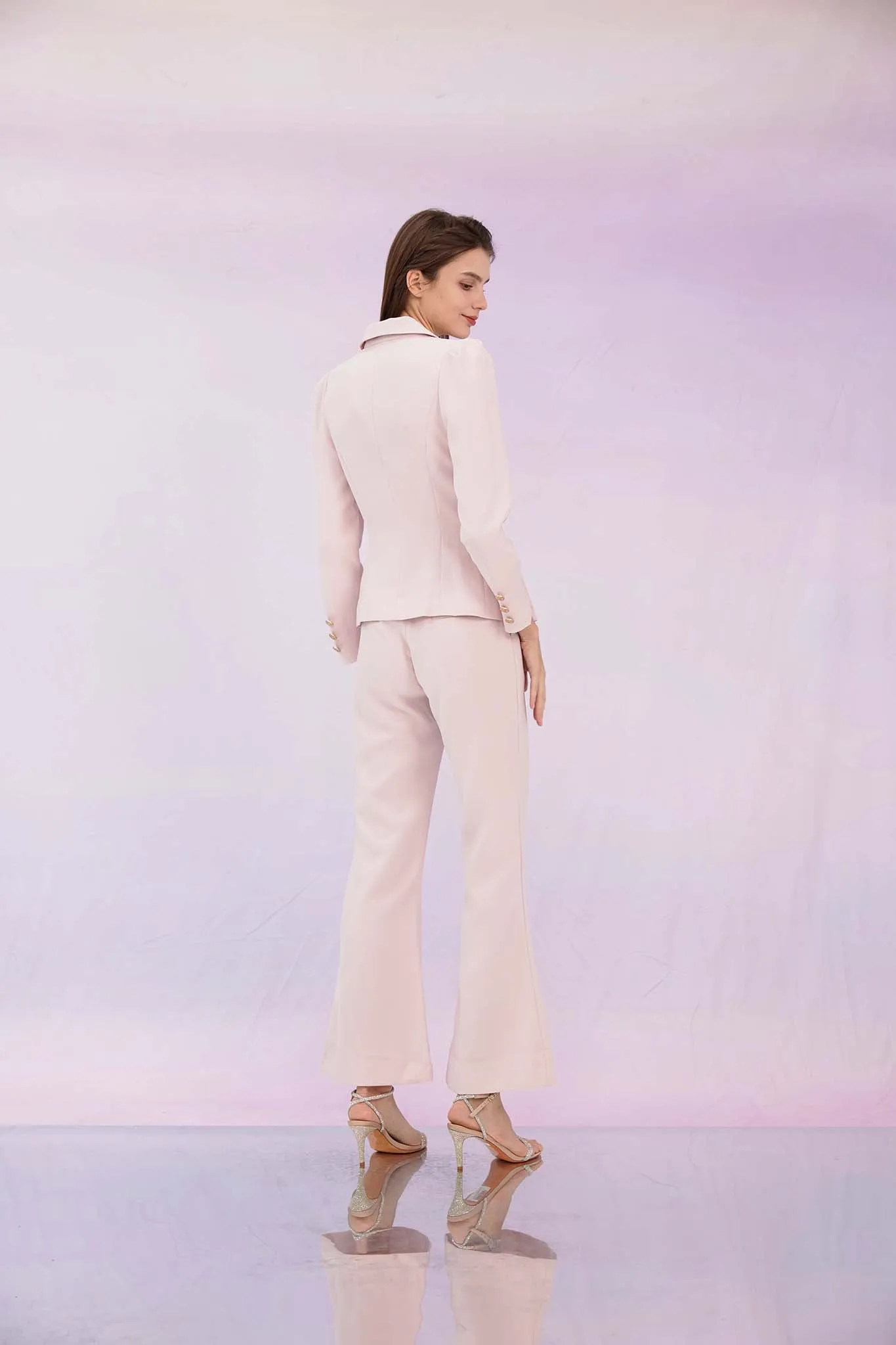 Gladiz Pink Flare Pants