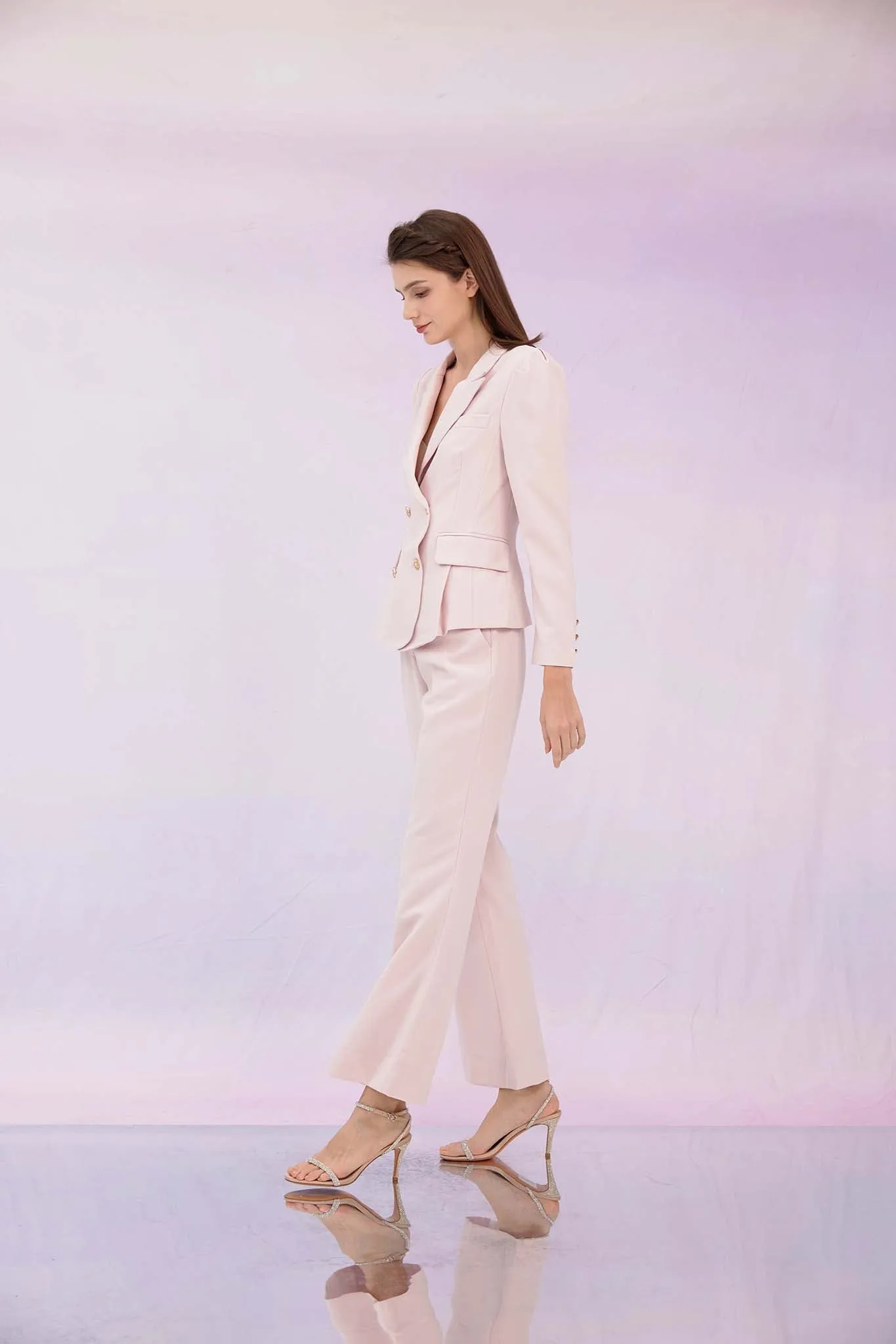 Gladiz Pink Flare Pants