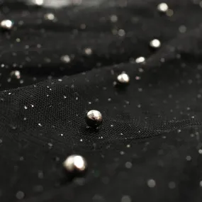  Black White Embroidered Formal Gowns
