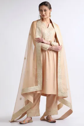Gold Gota Embroidered Kurta Set