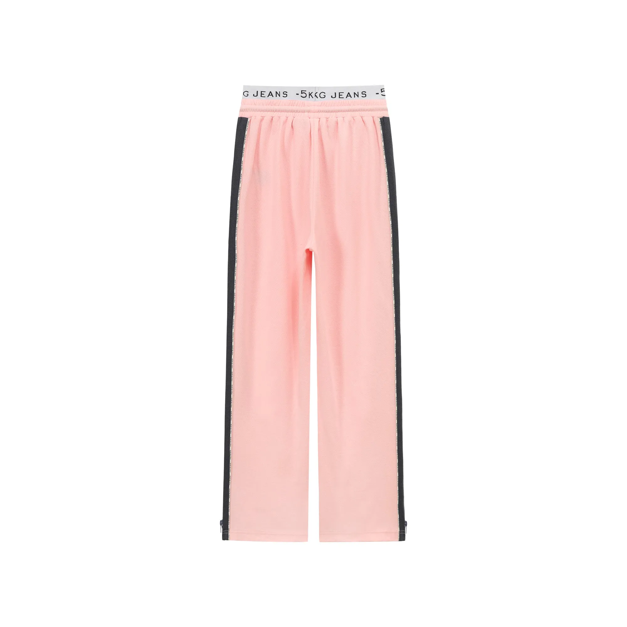 Heart Embroidered Wide Pants