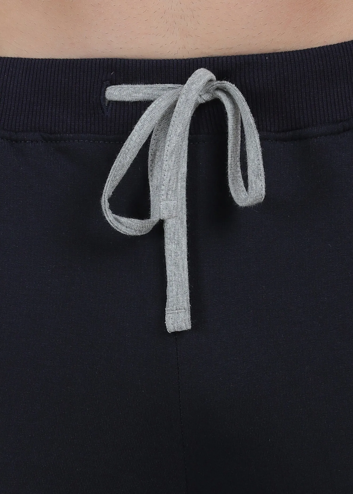Hiflyers Mens Navy Slim Fit Solid Terry Joggers