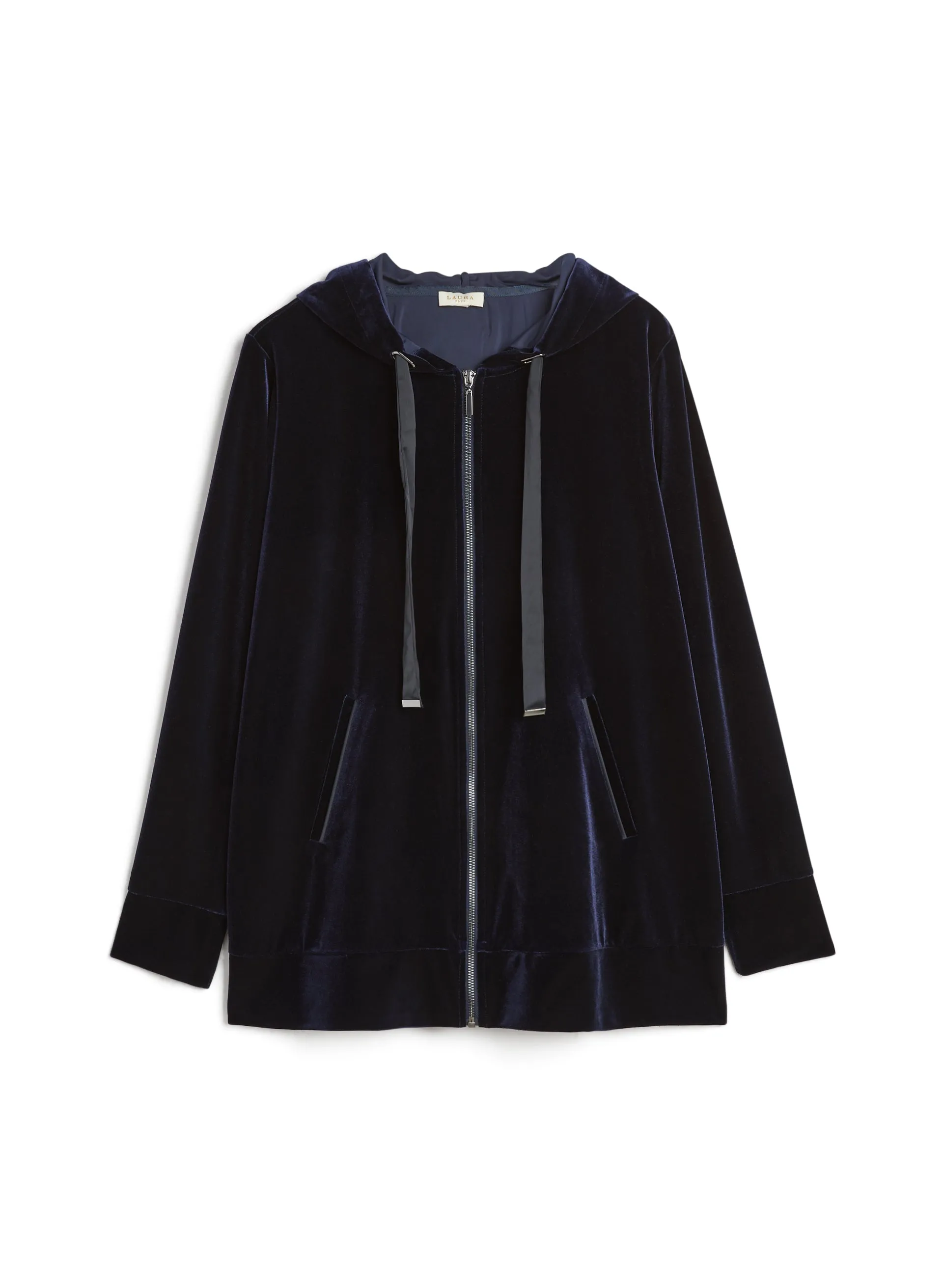 Hooded Velour Top