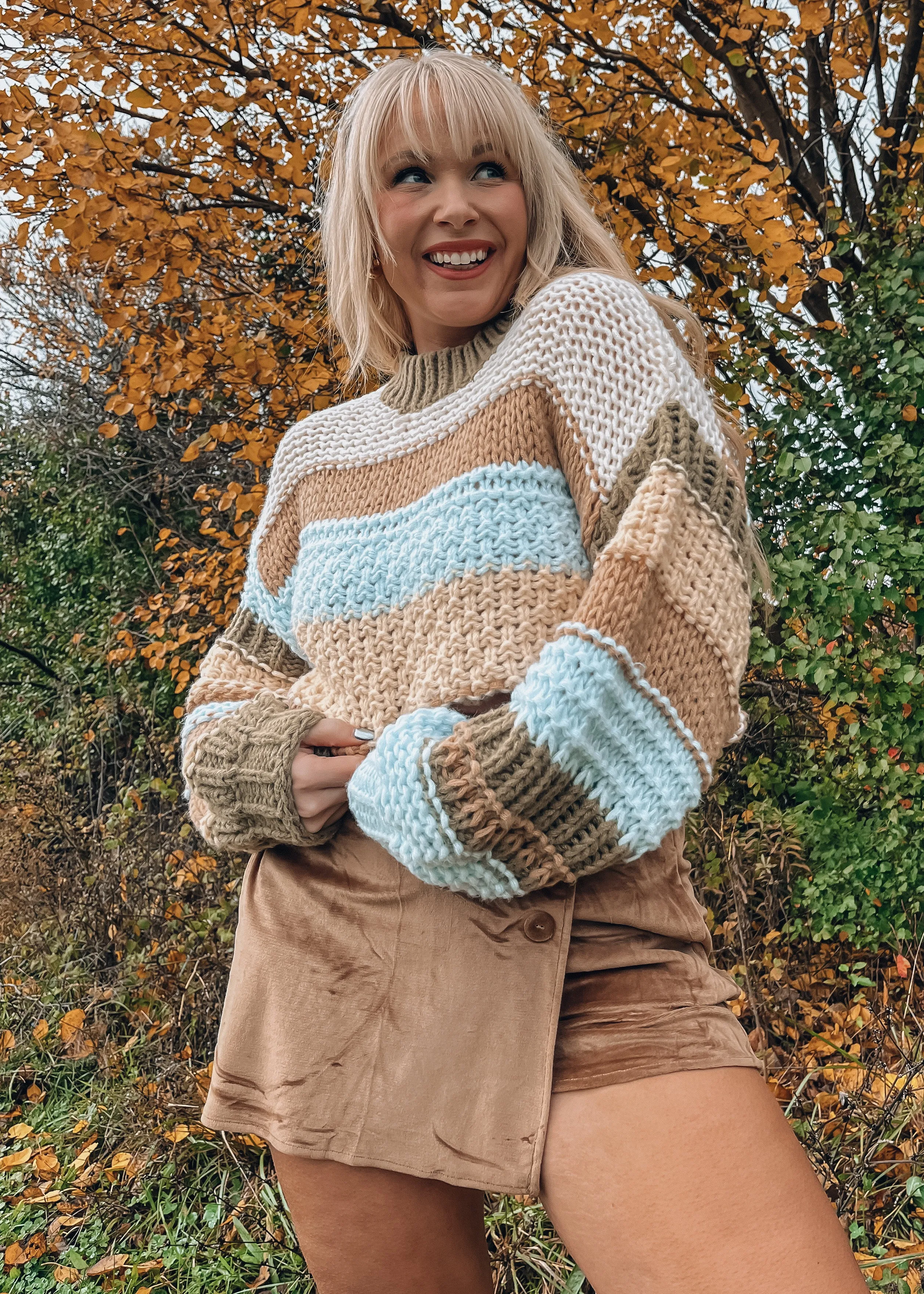 Jackson Hole Mutli Colored Knit Sweater