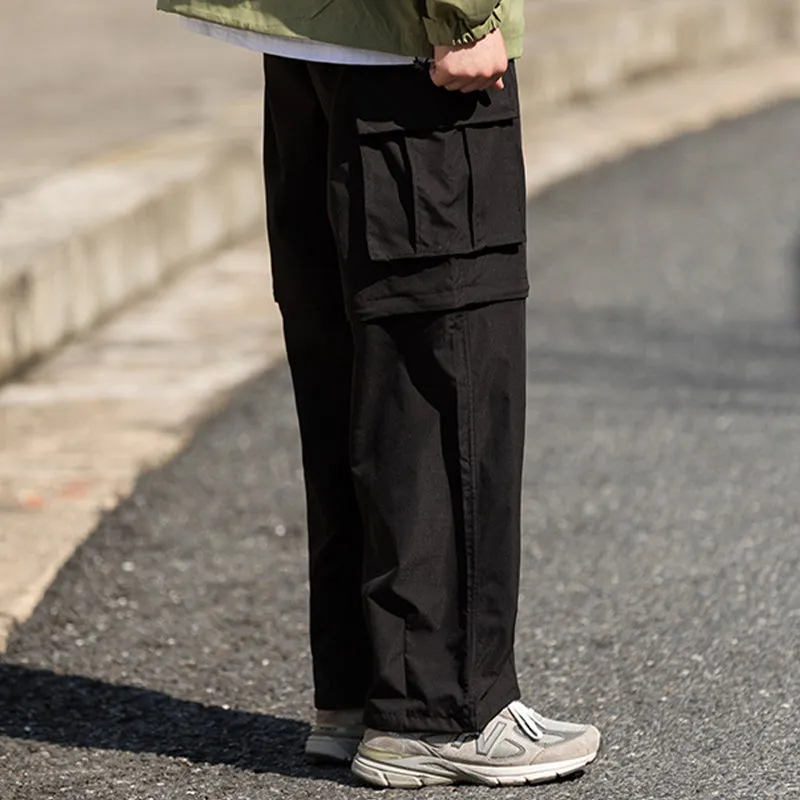 JAPANESE 2-WAY HIDDEN PLAID STRAIGHT SHORTS & TROUSERS