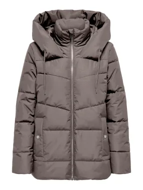 JDY Turbo Short Ladies Padded Jacket-WOOD