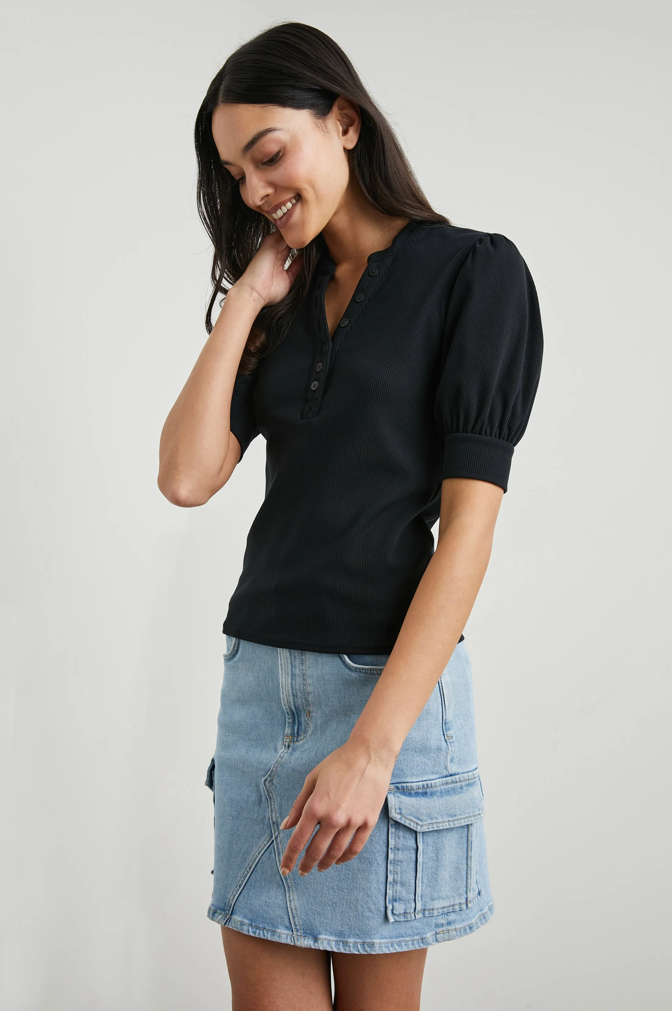 JEWEL TOP - BLACK