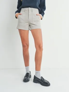 Just Black Moonstone High Rise Utility Cargo Short