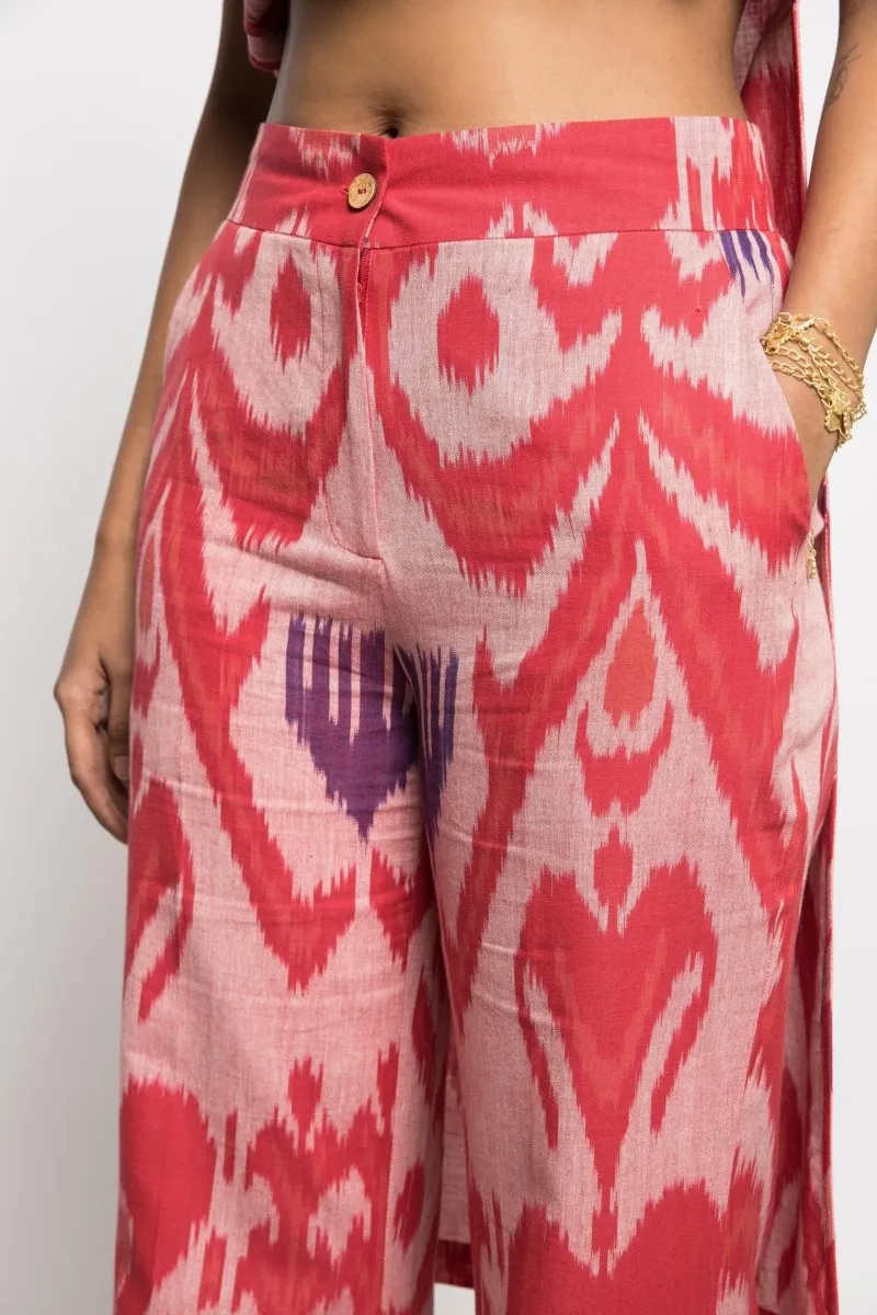 Kick & Flare Pants- Pink