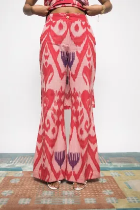 Kick & Flare Pants- Pink