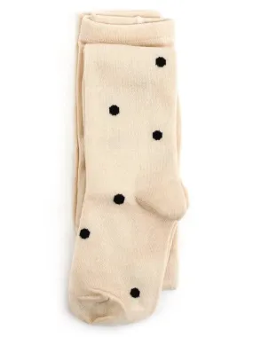 Knit Tights - Vanilla Dot